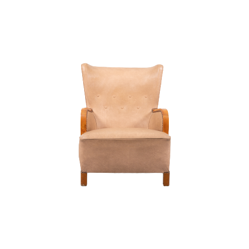 Scandinavian Mid-Century Modern Lounge Armchair / Fauteuil, 1950’S Sweden