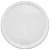 Vintage Tiger Witte Ronde Spiegel