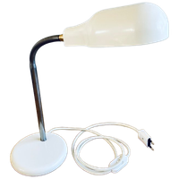 Vintage Witte Massive Bureaulamp