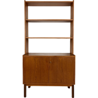 Teak Fineren Zweeds Vintage Boekenkast Särna