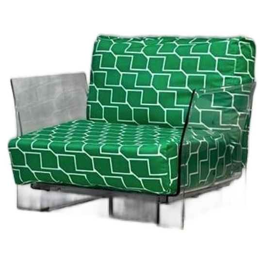 Kartell Pop Fauteuil Piero Lissoni Design Lounge Stoel Groen 1