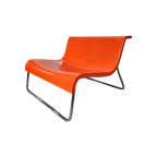Kartell Form Lounge Chair Piero Lissoni Oranje thumbnail 1