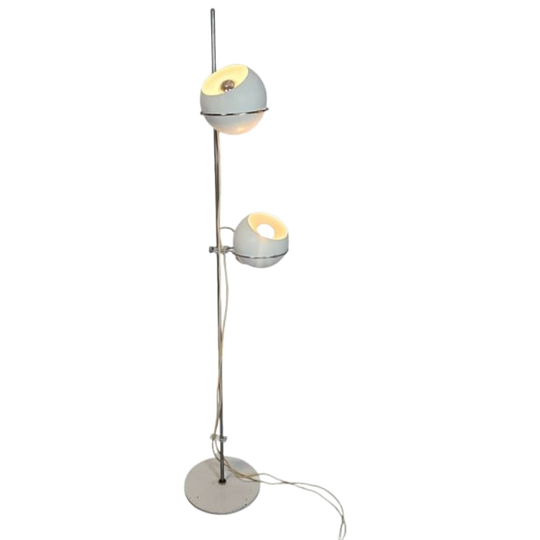 Gepo ´eyball´ - Vloerlamp - Ontwerp Gebroeders Posthuma - Holland - 70's 1
