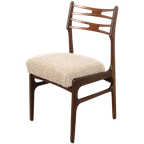 Vintage Stoel Met 2 Kleuren Hout 71184 thumbnail 1