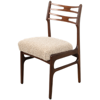 Vintage Stoel Met 2 Kleuren Hout 71184