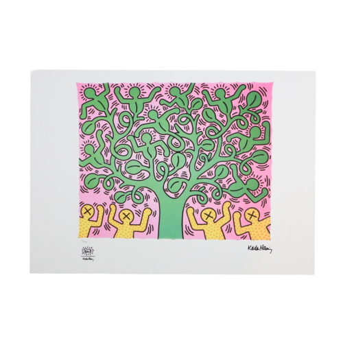 Offset Litho Naar Keith Haring Tree Of Life 22/150 Pop Art