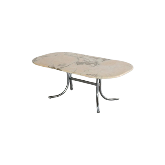 Vintage Salontafel | Tafel | Marmer | Zweden (2) 1