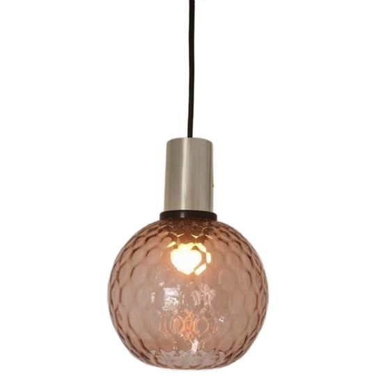 Vintage Glazen Hanglamp Design 1