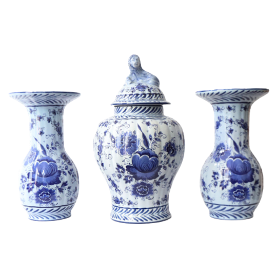 Vintage Kast Stel Delft Holland Handwerk 1