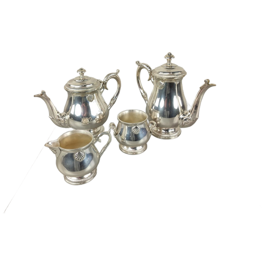 Verzilverd Thee & Koffie Servies 1