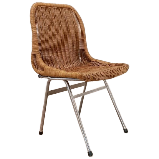 Vintage Riet Stoel, Dirk Van Sliedregt Voor Rohé Noordwolde 1