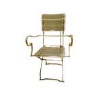 Vintage Plexiglas Stoel Fauteuil Goud Acrylglas thumbnail 1