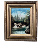 Schilderij "Ancient Landscape". thumbnail 1