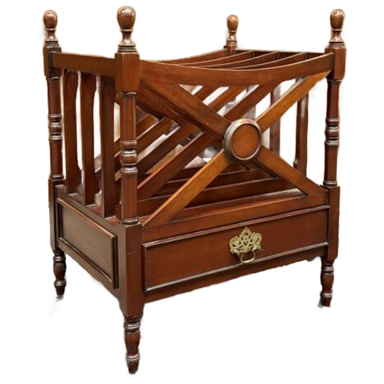 Klassiek Engels Mahonie Lectuurbak 1