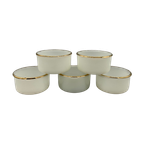 Set Arcopal Arlequin Cups Crème/goud 5 Stuks thumbnail 1