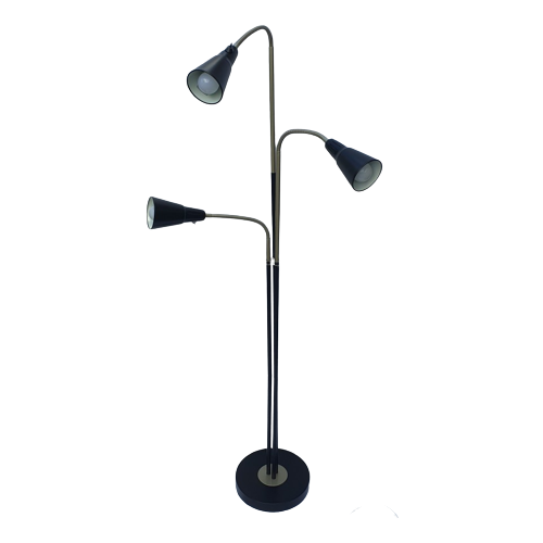 Vloerlamp - Staande Lamp - Ikea Kvart - 3 Spots