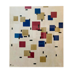 Piet Mondriaan Art-Print Van Schilderij Compositie In Kleura thumbnail 1