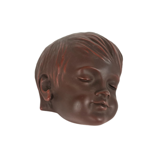 Achatit - Wandmasker - Keramisch Masker - Model 1067 - 60s 1