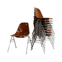 Set Van 9 Dss Stoelen, Charles & Ray Eames Voor Herman Miller