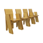 4X Architectural Chair, One-Off By Dutch Architect Kees Doornenbal, 1990S thumbnail 1