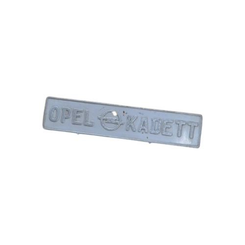 Kentekenplaat Opel Kadett