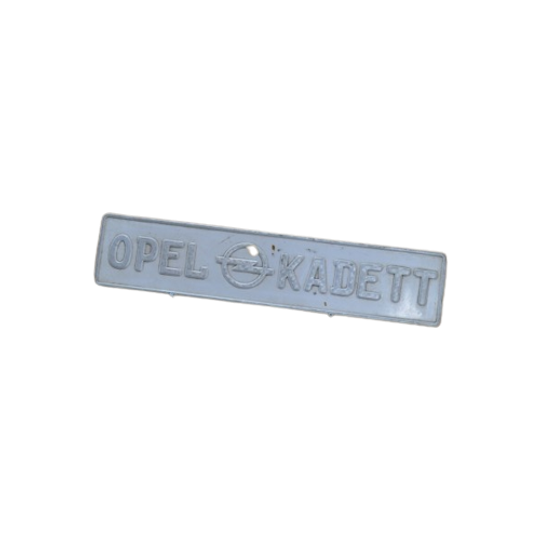 Kentekenplaat Opel Kadett 1