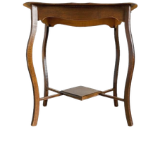 Antieke Hollandse Bijzettafel Sidetable Mahonie