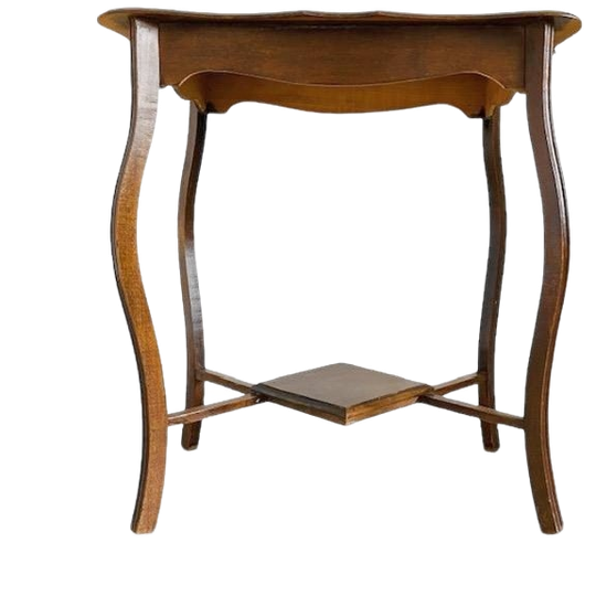 Antieke Hollandse Bijzettafel Sidetable Mahonie 1