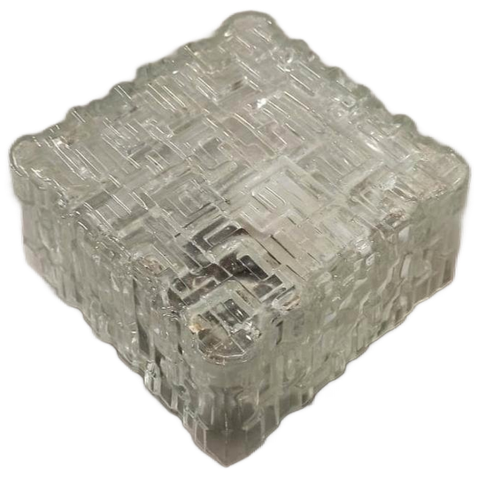 Vintage Plafondlamp, Vierkant, 15 X 15 Cm 1