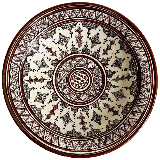 Vintage Marocaans Couscousbord 1