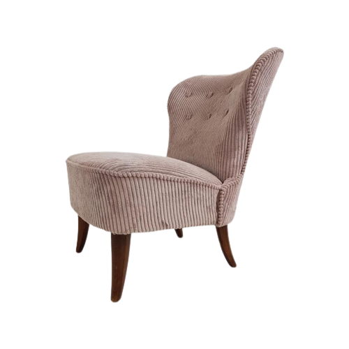 Vintage Artifort Theo Ruth Cocktail Fauteuil Roze | Ribstof