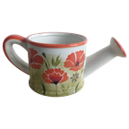 Planten Gieter Keramiek Met Bloemen thumbnail 1
