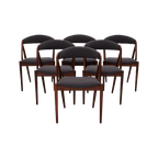 Set Of 6, Model 31 Dining Chairs Designed By Kai Kristiansen For Schou Andersen Møbelfabrik thumbnail 1
