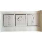 Gustav Klimt After (1862-1918), Coppia Di Amanti, 1903, Printed In Italy thumbnail 1