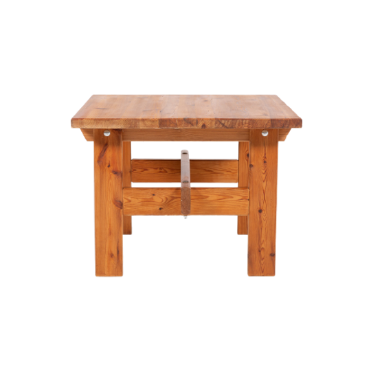 Scandinavian Modern Solid Pine Coffee Table 1