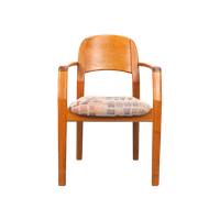 Dyrlund Teak Houten Arm Stoel, Jaren 70