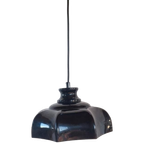 Vintage Metalen Vrieland Lamp Zwart. thumbnail 1