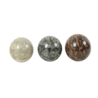 Set Van 3 Grote Gepolijste Bollen Marmeren Ballen Natuursteen thumbnail 1