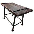 Vintage Industriële Werkbank / Sidetable / Keukeneiland thumbnail 1