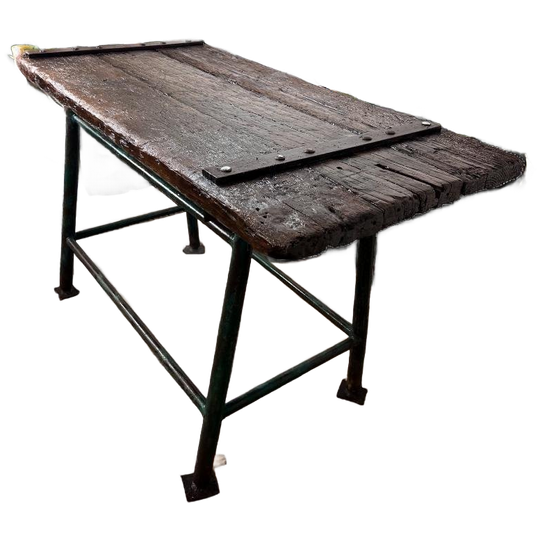 Vintage Industriële Werkbank / Sidetable / Keukeneiland 1