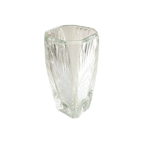 Art Deco Glas Persglas Glazen Vaas Frankrijk, Jaren '50