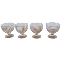 Set Van 4 Gedraaide Ijscoupes