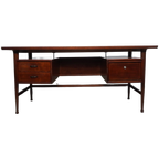 Teak Executive Desk By Formule Meubelen, 1960s thumbnail 1