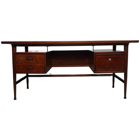 Teak Executive Desk By Formule Meubelen, 1960s 1