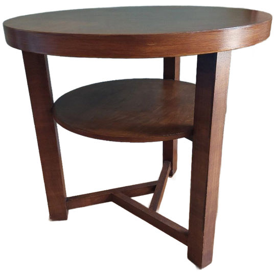 Antieke Art Deco Of Amsterdamse School Coffeetable 1