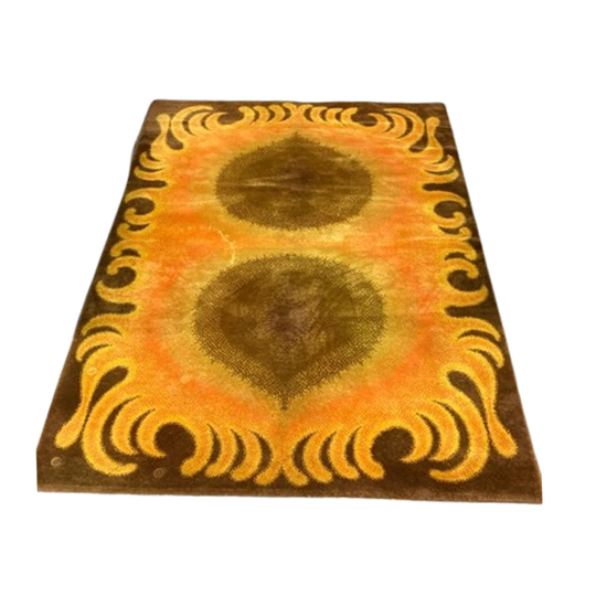 Vintage Space Age Tapijt / Vloerkleed 1