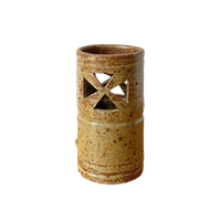 Vintage Keramiek Cylinder Vormige Tafellamp