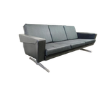 Vintage Jaren 70 Zetel / Canapé / Couch Met Chromen Frame thumbnail 1