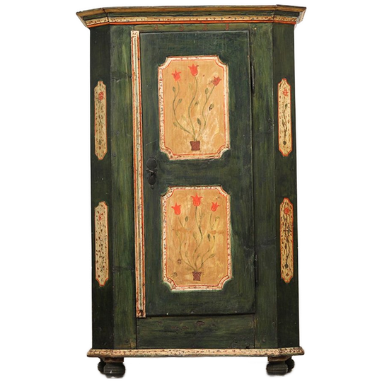 Antieke Beschilderde Bruidskast 1813 1