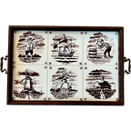 Vintage Dienblad Met Hollandse Tegels thumbnail 1